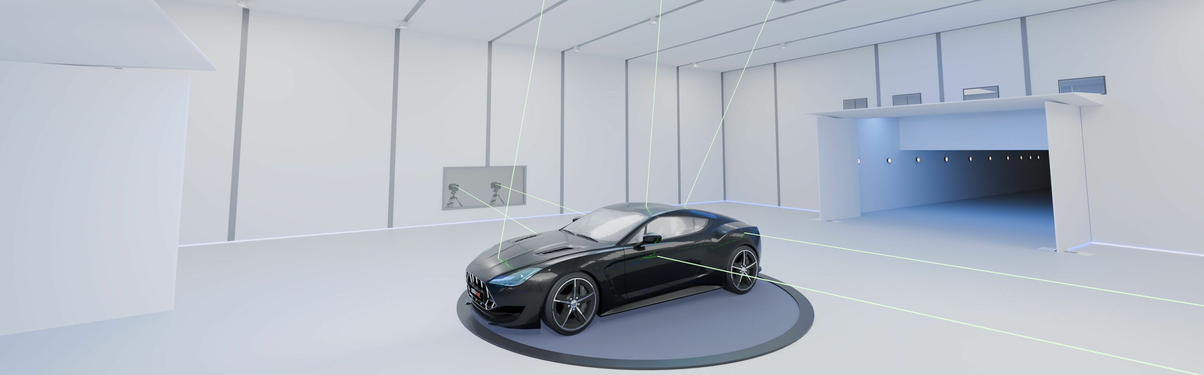 3d 汽车白色空白模板—— 库存社论照片© Supertrooper #163236016, image size:3840x1196