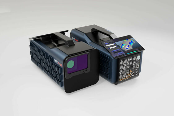 SMART Scan+ laser Doppler vibrometer, front and rear view