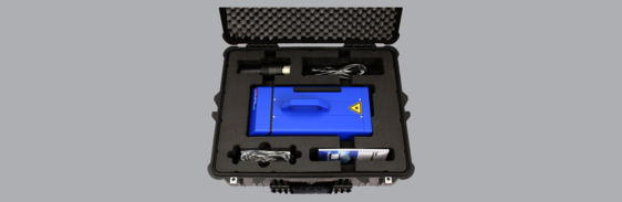 Walizka transportowa wibrometru laserowego