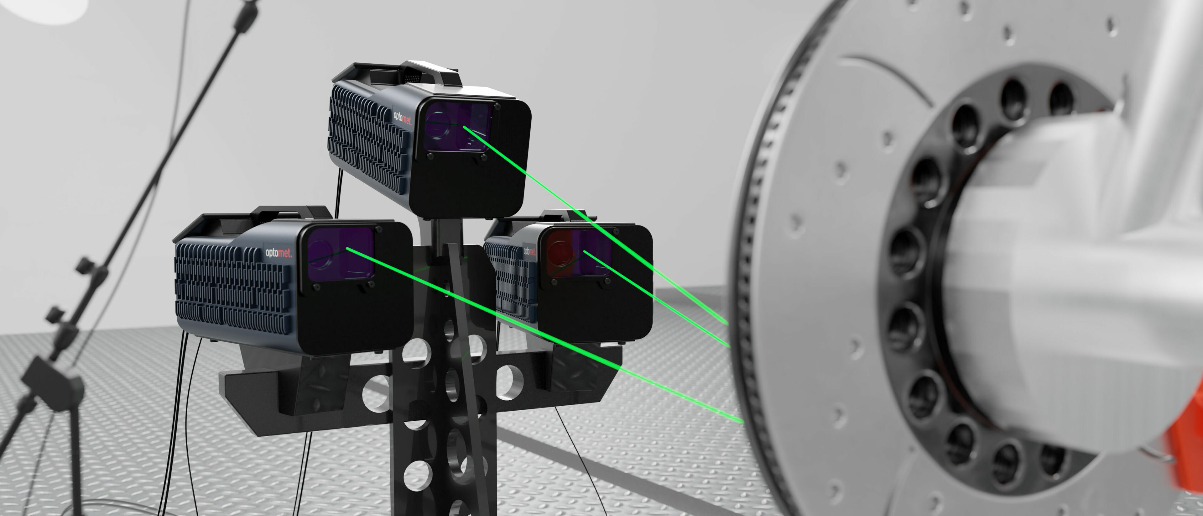 3D scanning of break disk