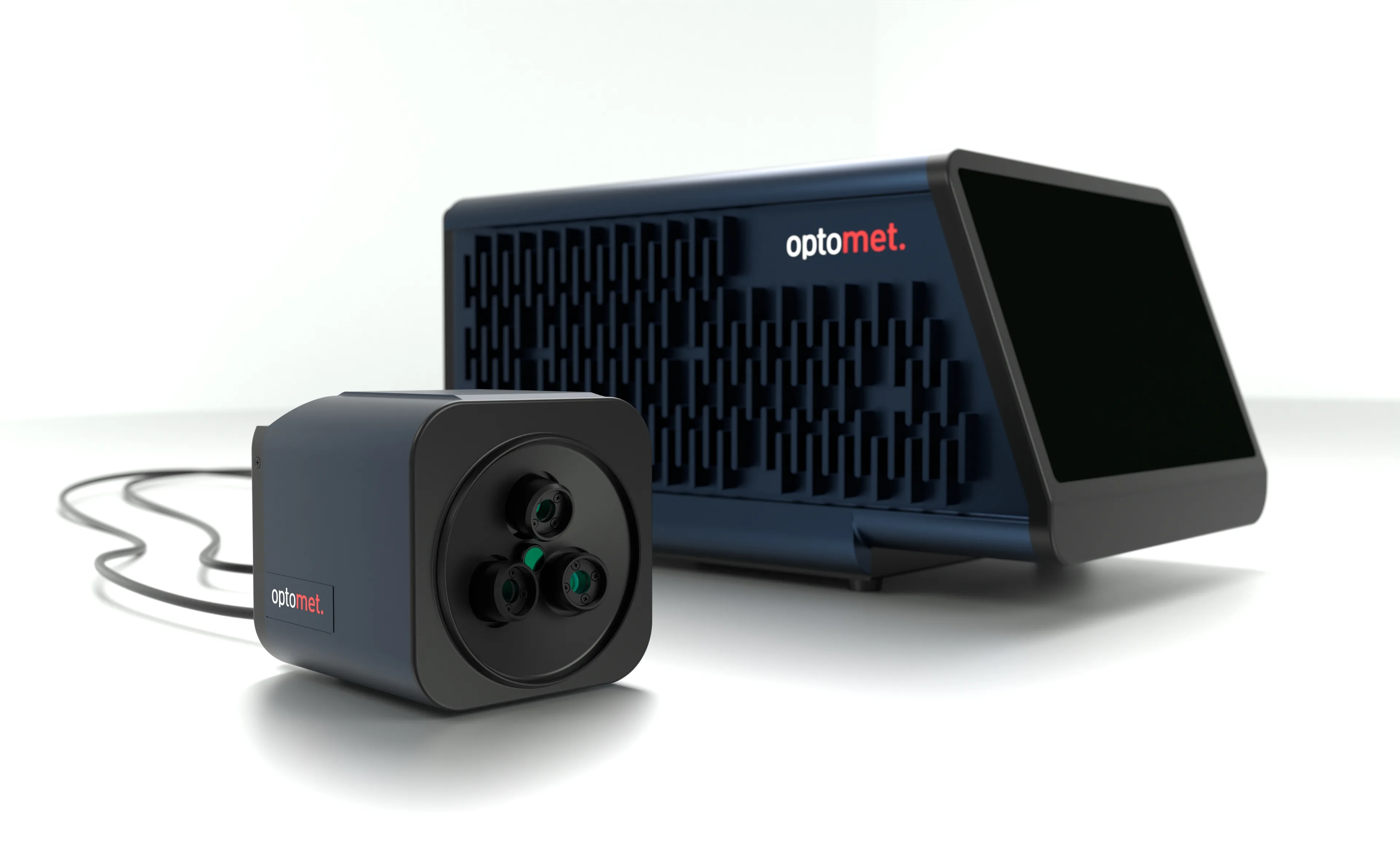 Vibromètre laser 3D monopoint à fibre optique.