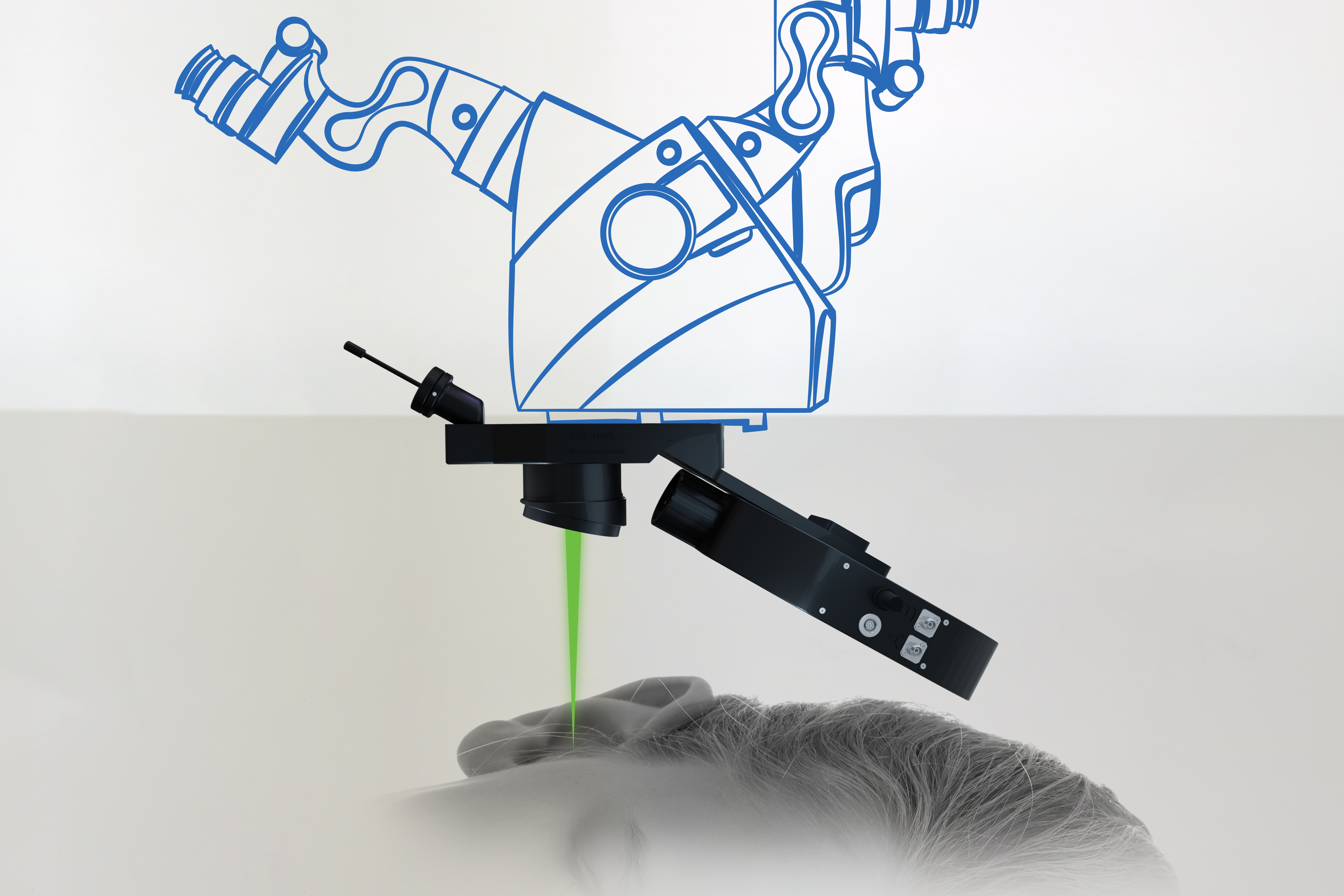 Micromanipulador de fibra.