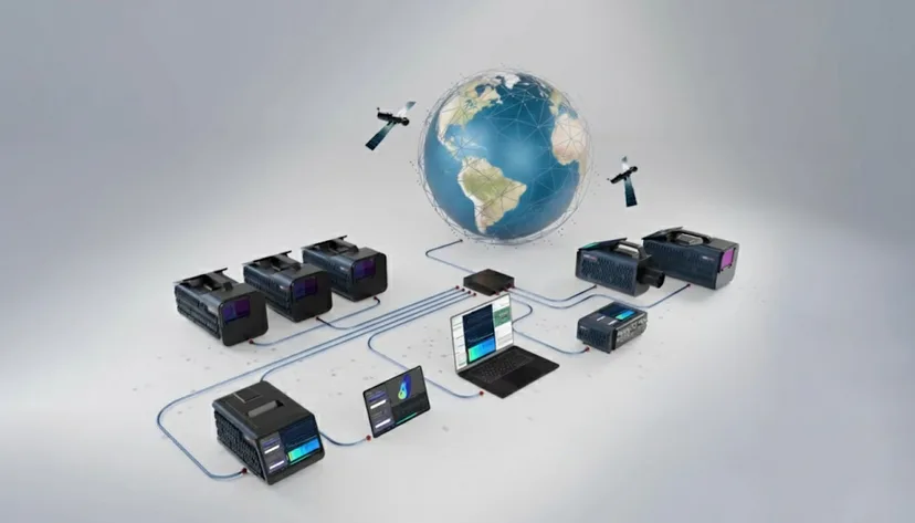 Synchronisiertes Laservibrometersystem von Optomet.