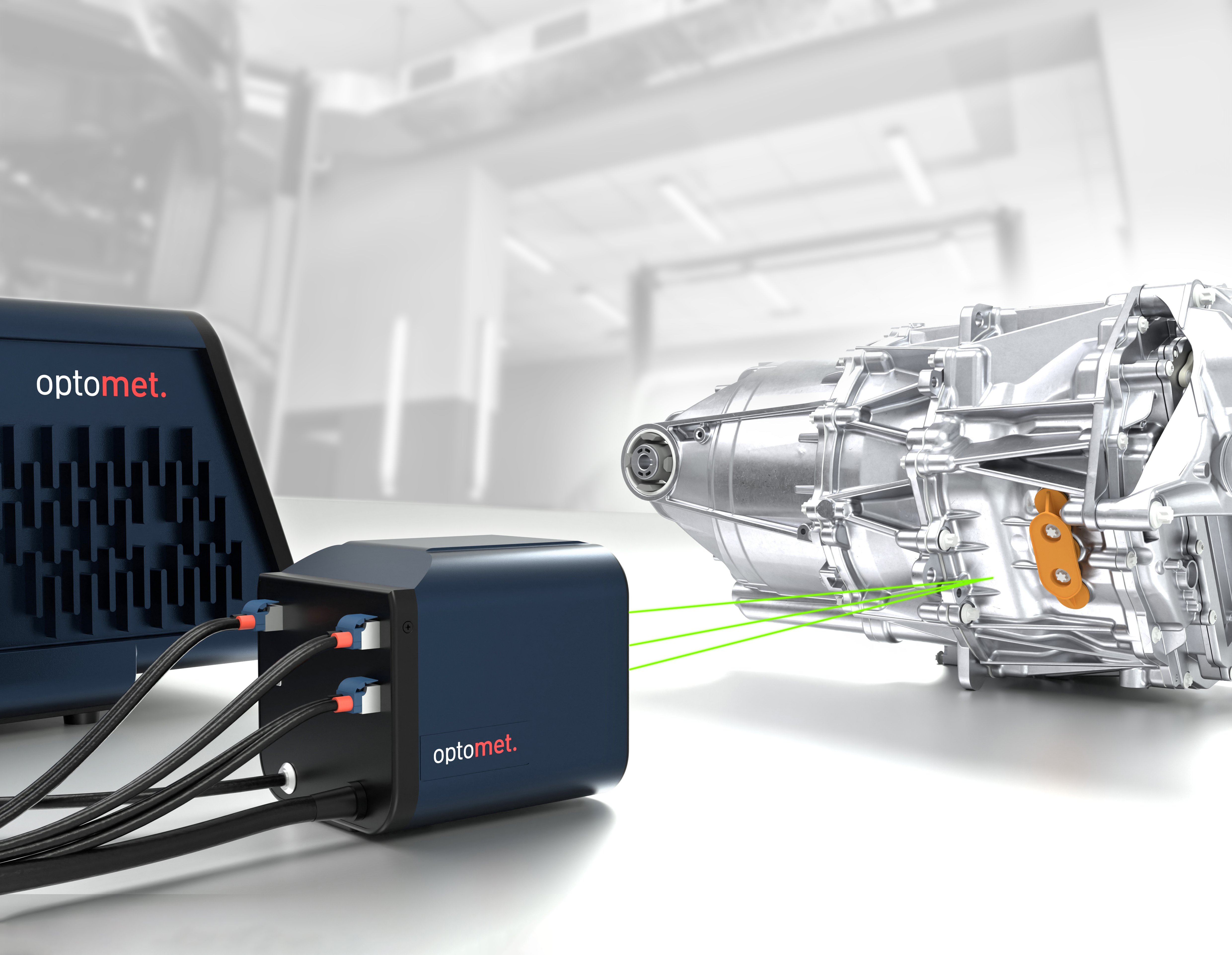 Medición de vibraciones en un motor con SMART 3D Fiber.