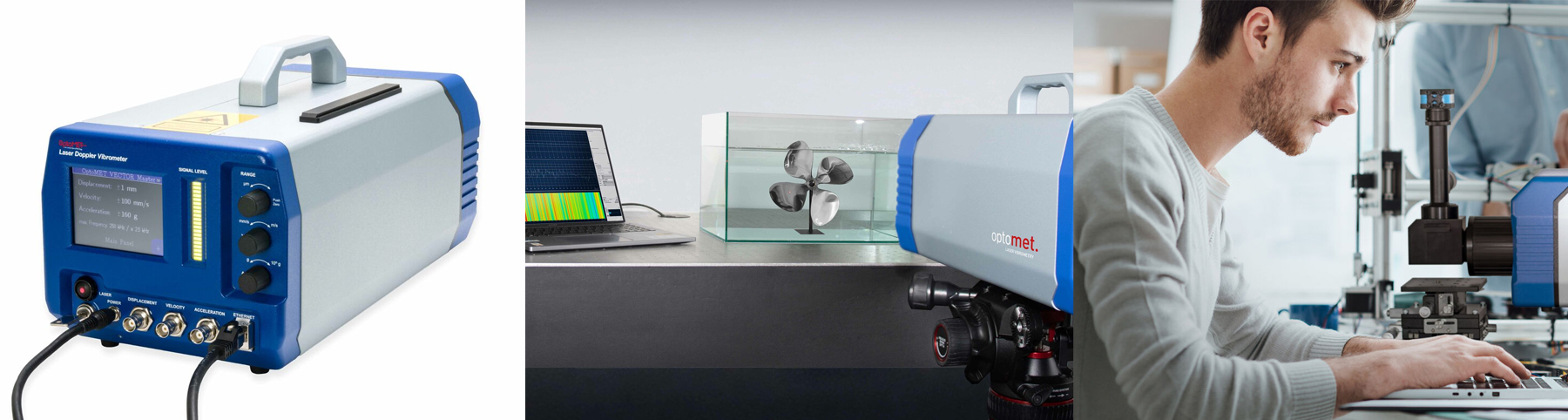 Vector laser vibrometer.