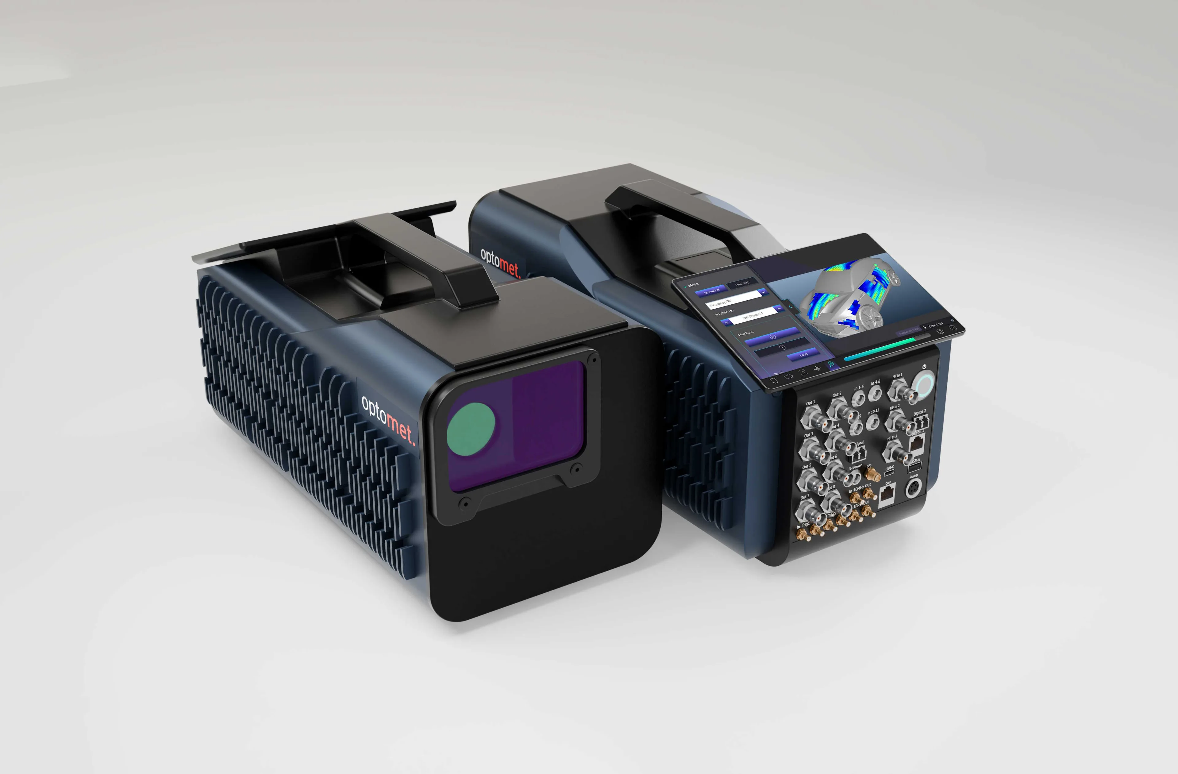 Dos vibrómetros láser Optomet SMART Scan+.