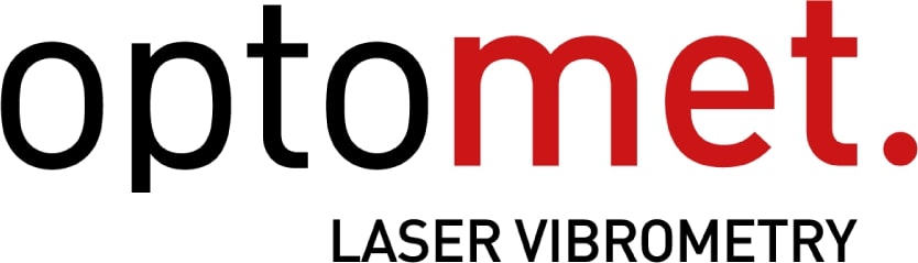 Logotipo de Optomet para la vibrometría láser.