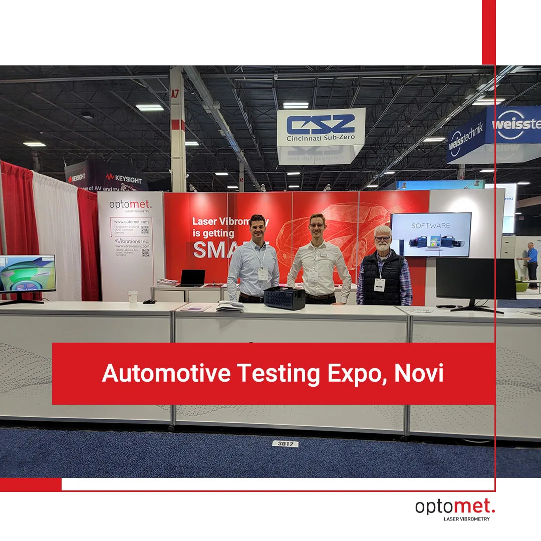 Стенд Optomet на выставке Automotive Testing Expo North America 2024.