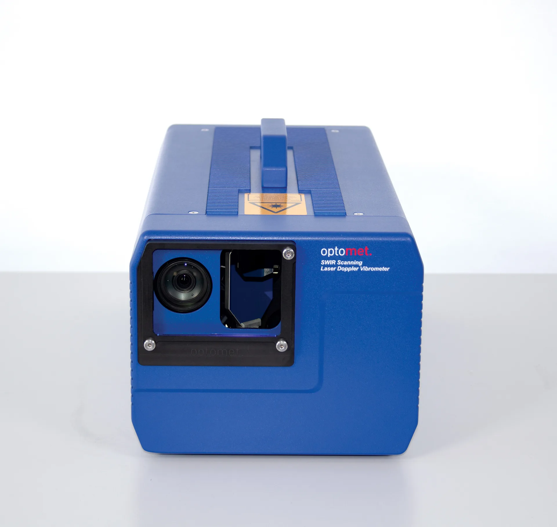 Vibromètre laser à balayage Optomet vu de face.