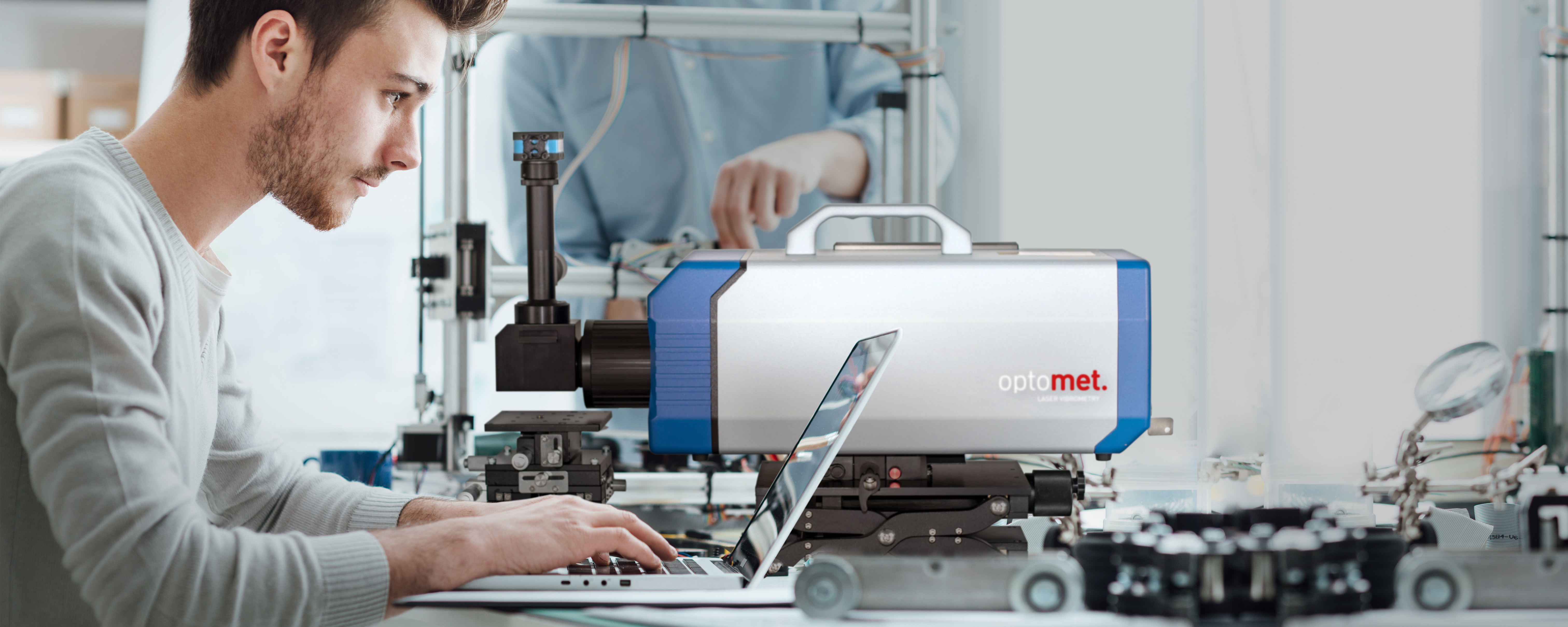 Vibrómetro láser microóptico Vector.