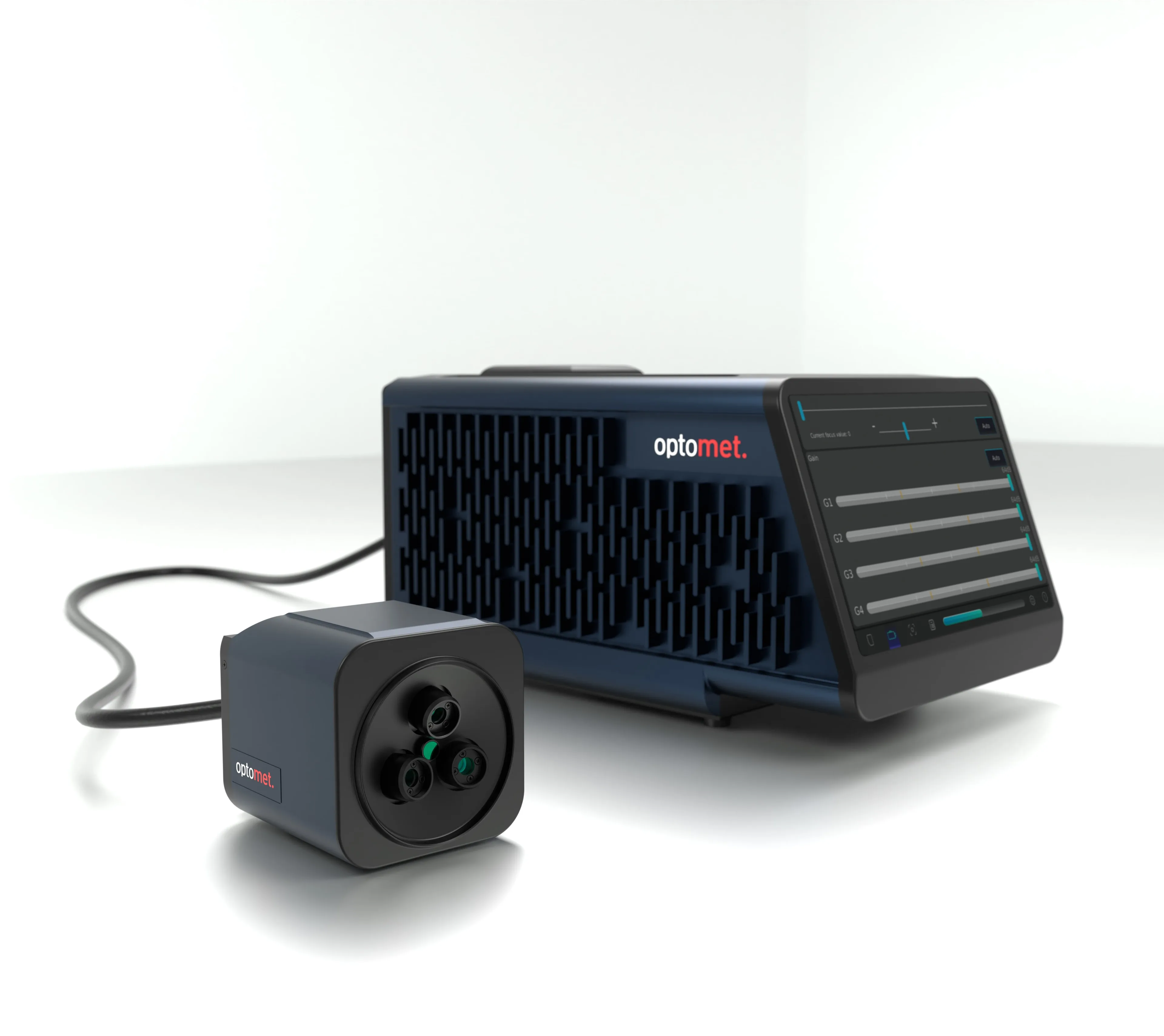 Vignette produit du vibromètre laser Optomet SMART 3D-Fiber.