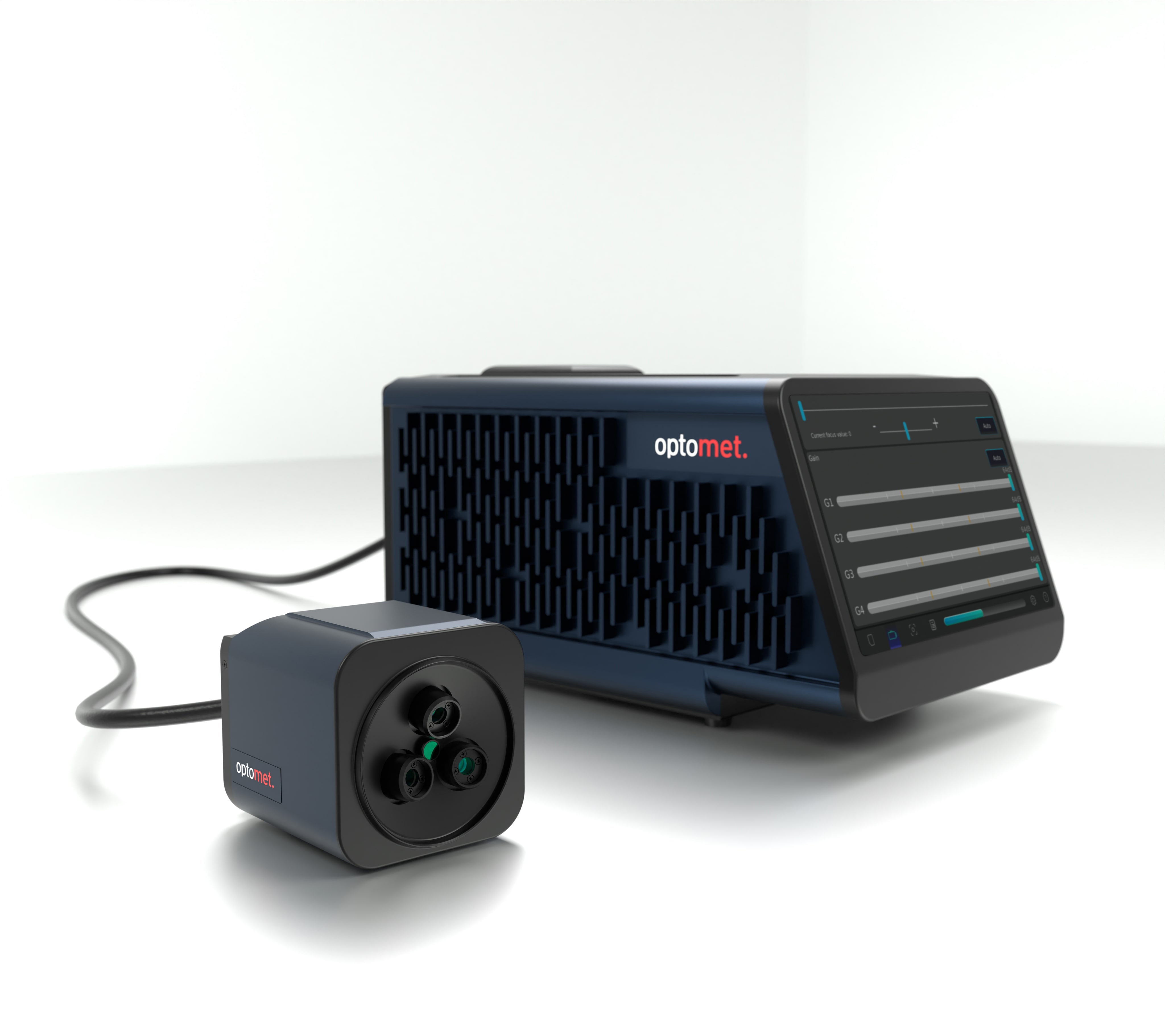 Ficha de producto del vibrómetro láser Optomet SMART 3D-Fiber.